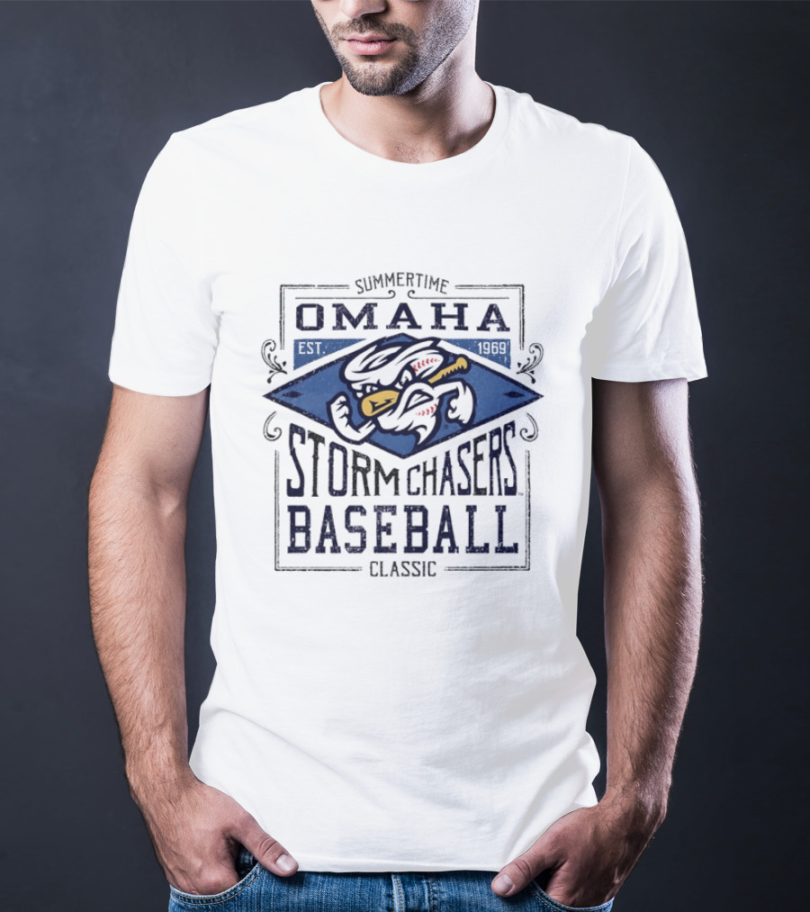 Summertime Omaha Storm Chasers Baseball Classic Est 1969 T-Shirt