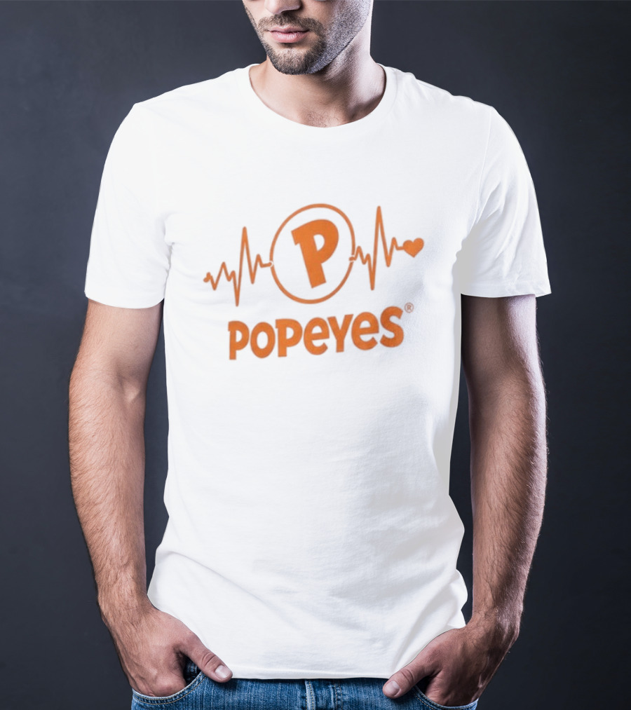 Heartbeat Lover Popeyes Addiction T-Shirt