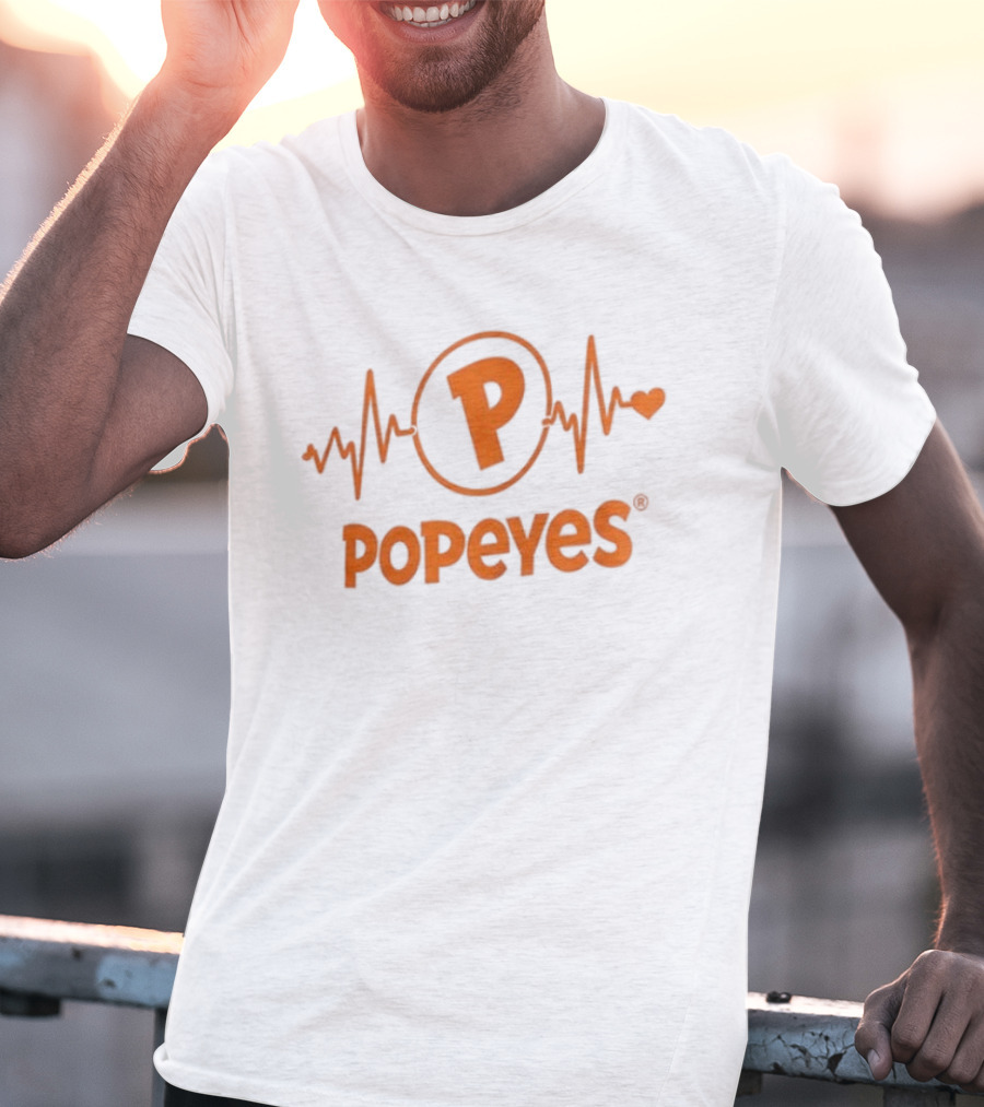 Heartbeat Lover Popeyes Addiction T-Shirt