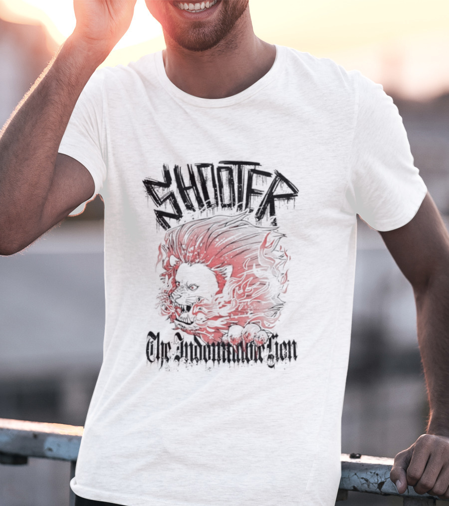 Shooter The Indomitable Lion Fierce Red Mane T-Shirt