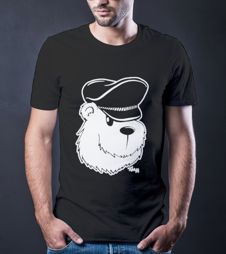 Bear With Police Officer Hat T-Shirt