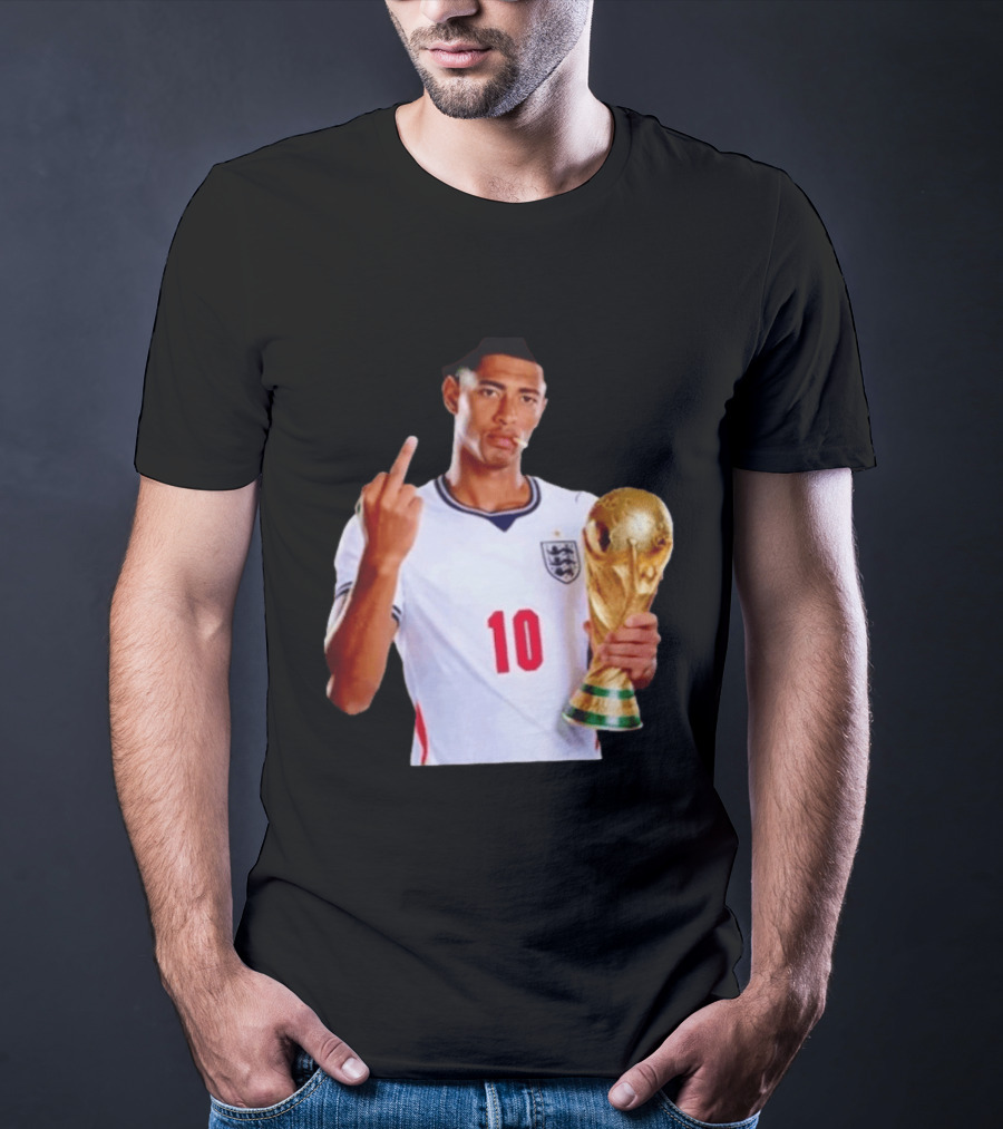Jude Bellingham England World Cup Trophy Pose T-Shirt