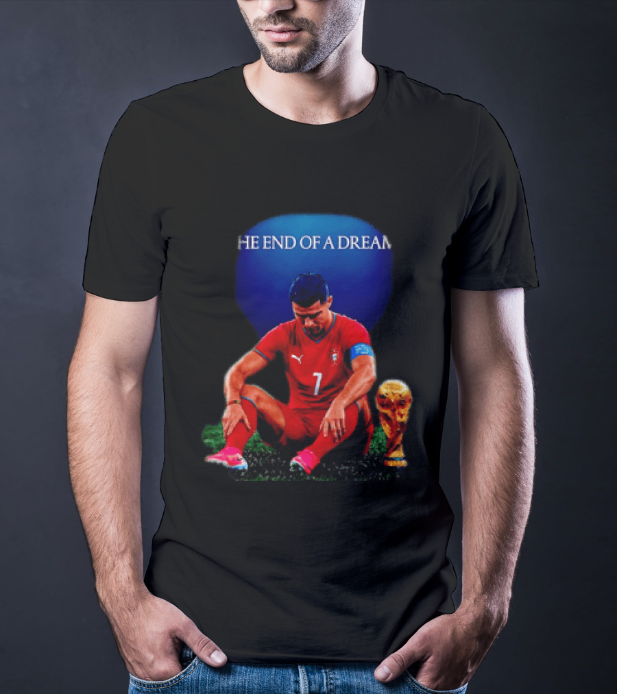 Cristiano Ronaldo The End Of A Dream Portugal No 7 World Cup Moment T-Shirt