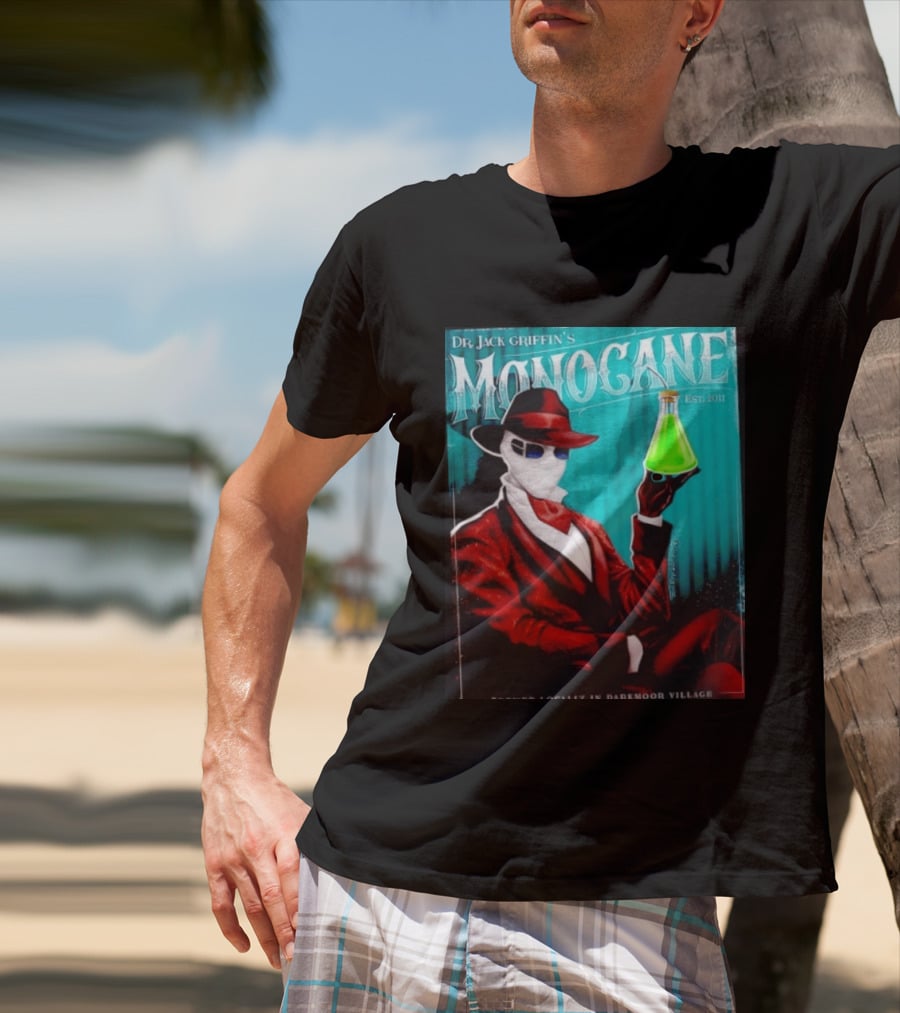Dr Jack Griffin's Monocane Est 2011 Invisible Man T-Shirt