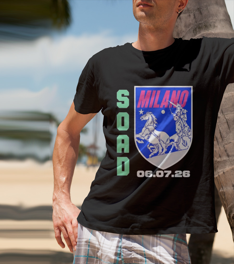 SOAD Milano 06.07.26 System Of A Down Concert T-Shirt