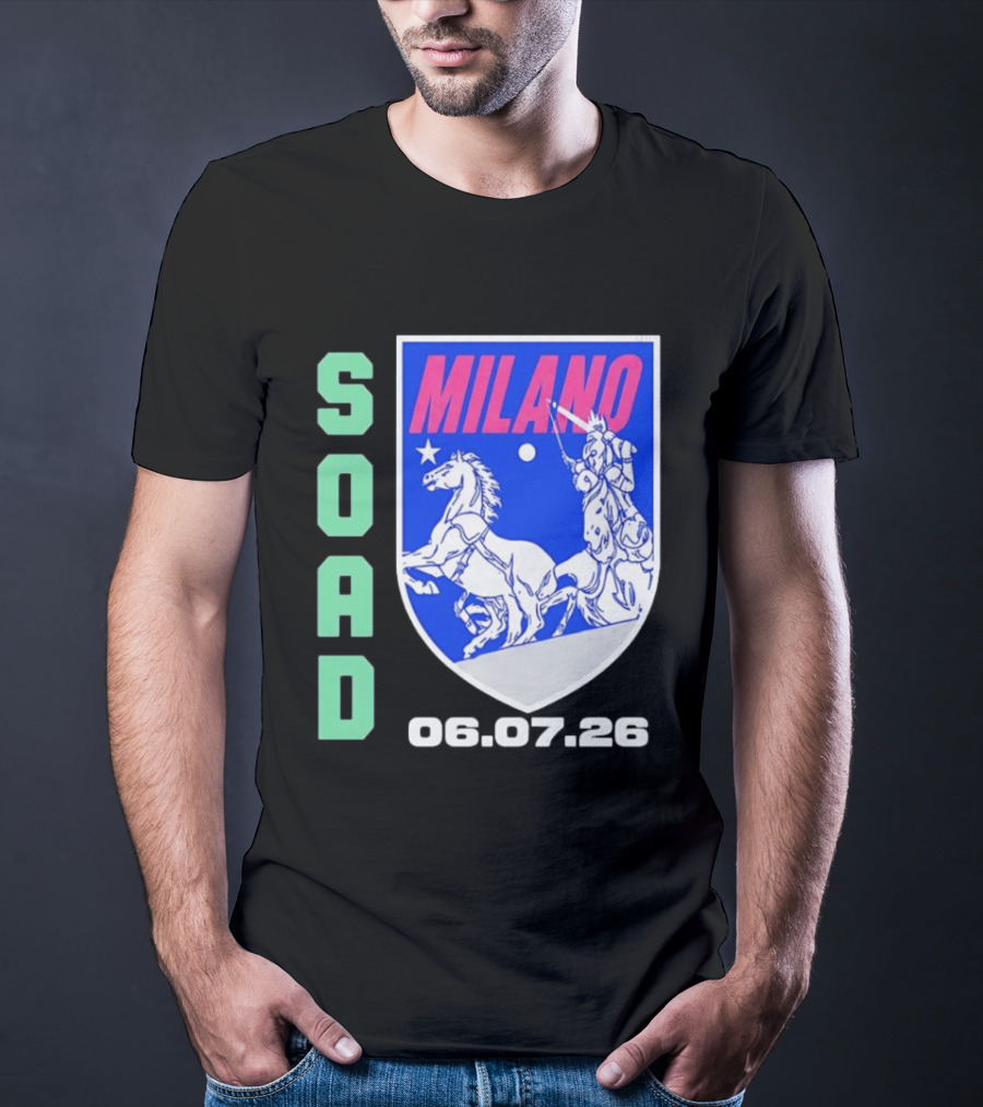SOAD Milano 06.07.26 System Of A Down Concert T-Shirt