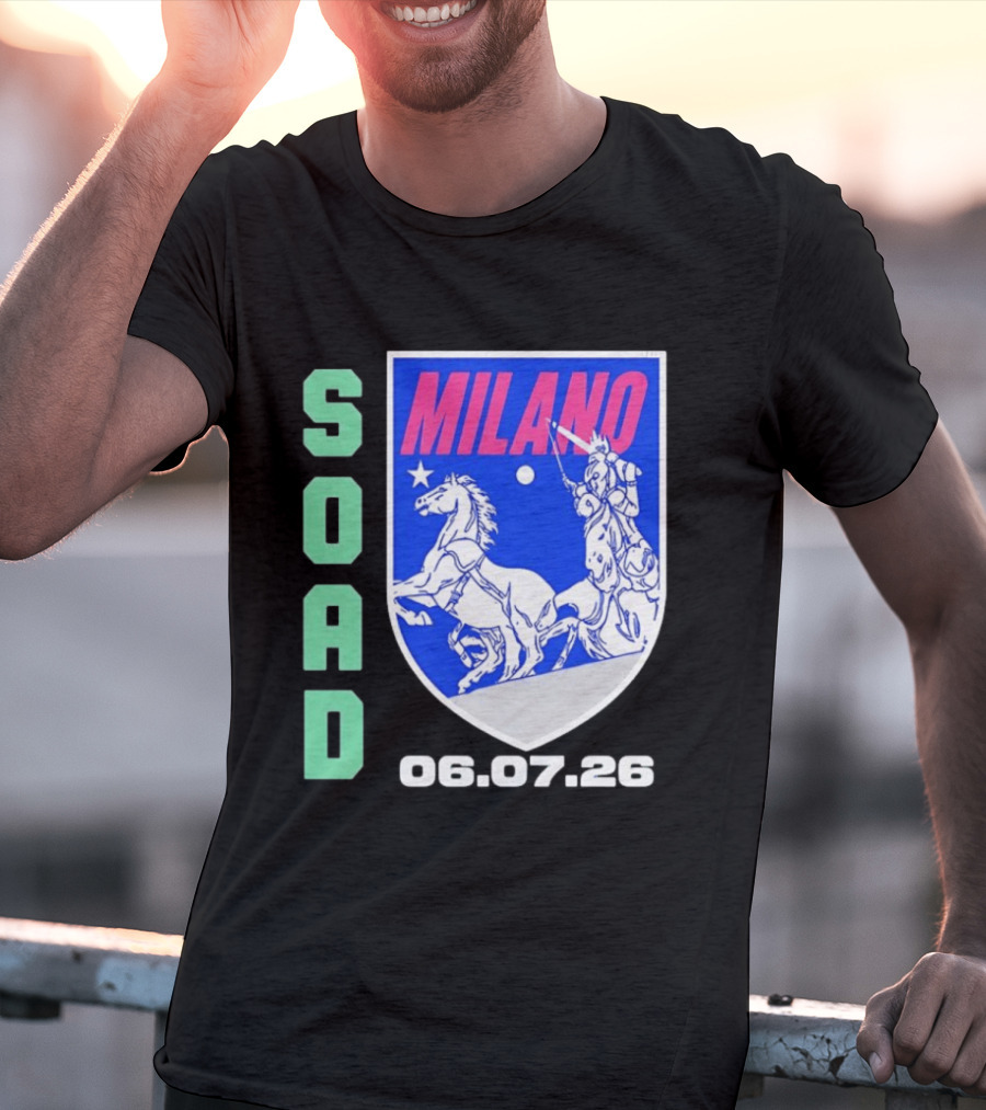 SOAD Milano 06.07.26 System Of A Down Concert T-Shirt