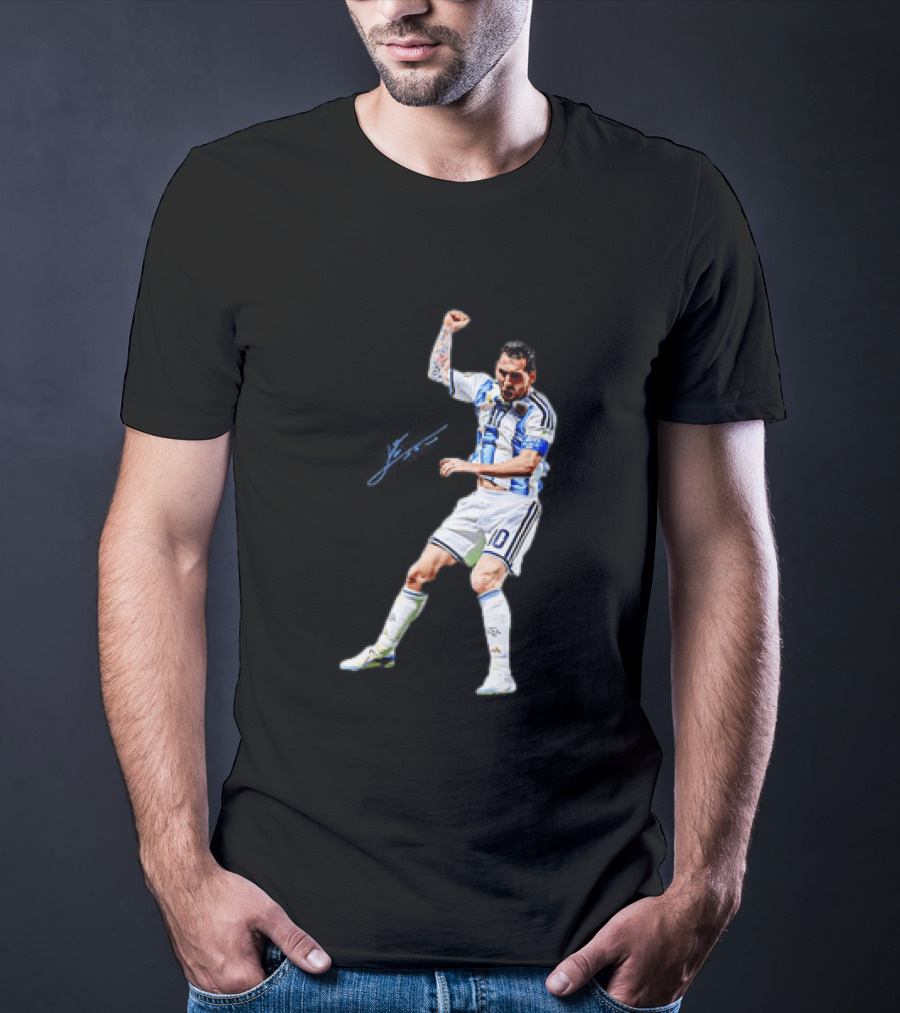Messi The Comeback Argentina Football Unites The World Soccer Legend Victory Celebration T-Shirt