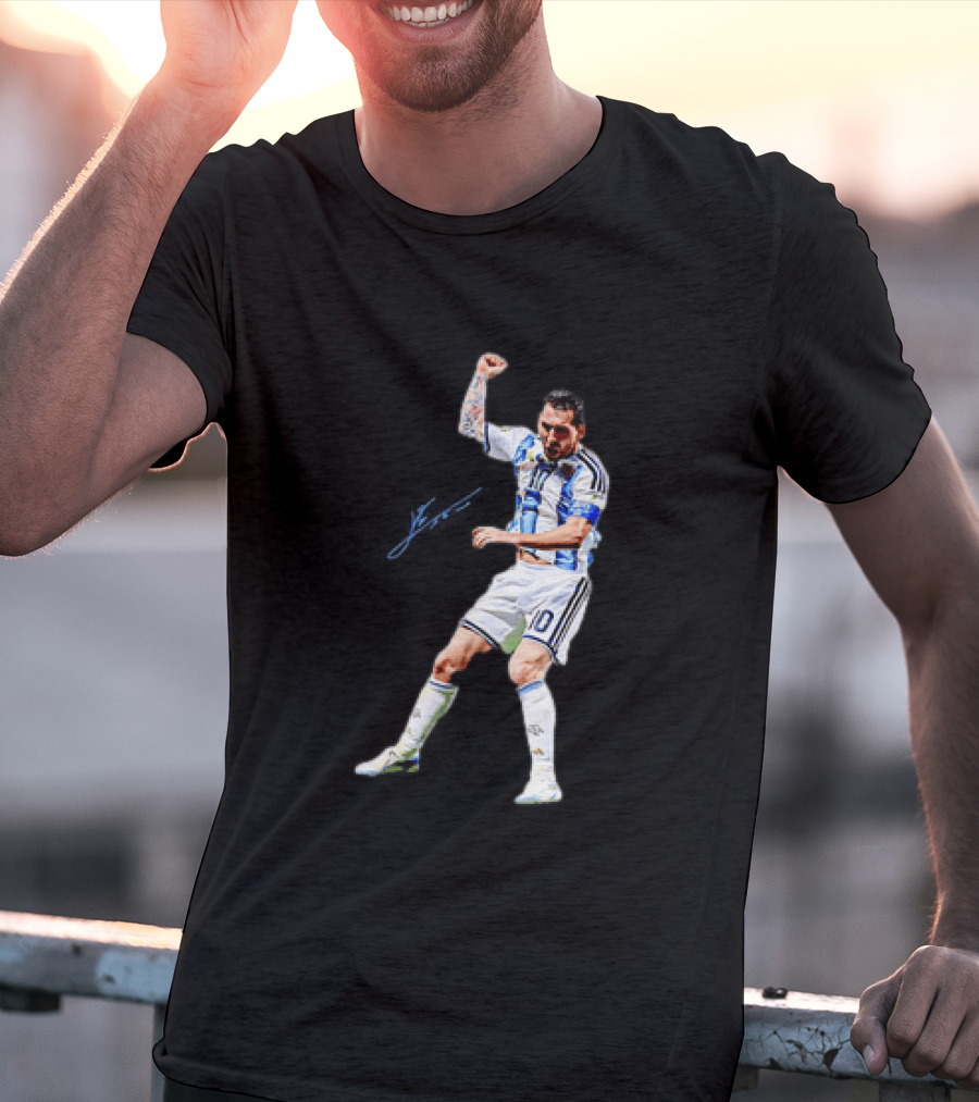 Messi The Comeback Argentina Football Unites The World Soccer Legend Victory Celebration T-Shirt