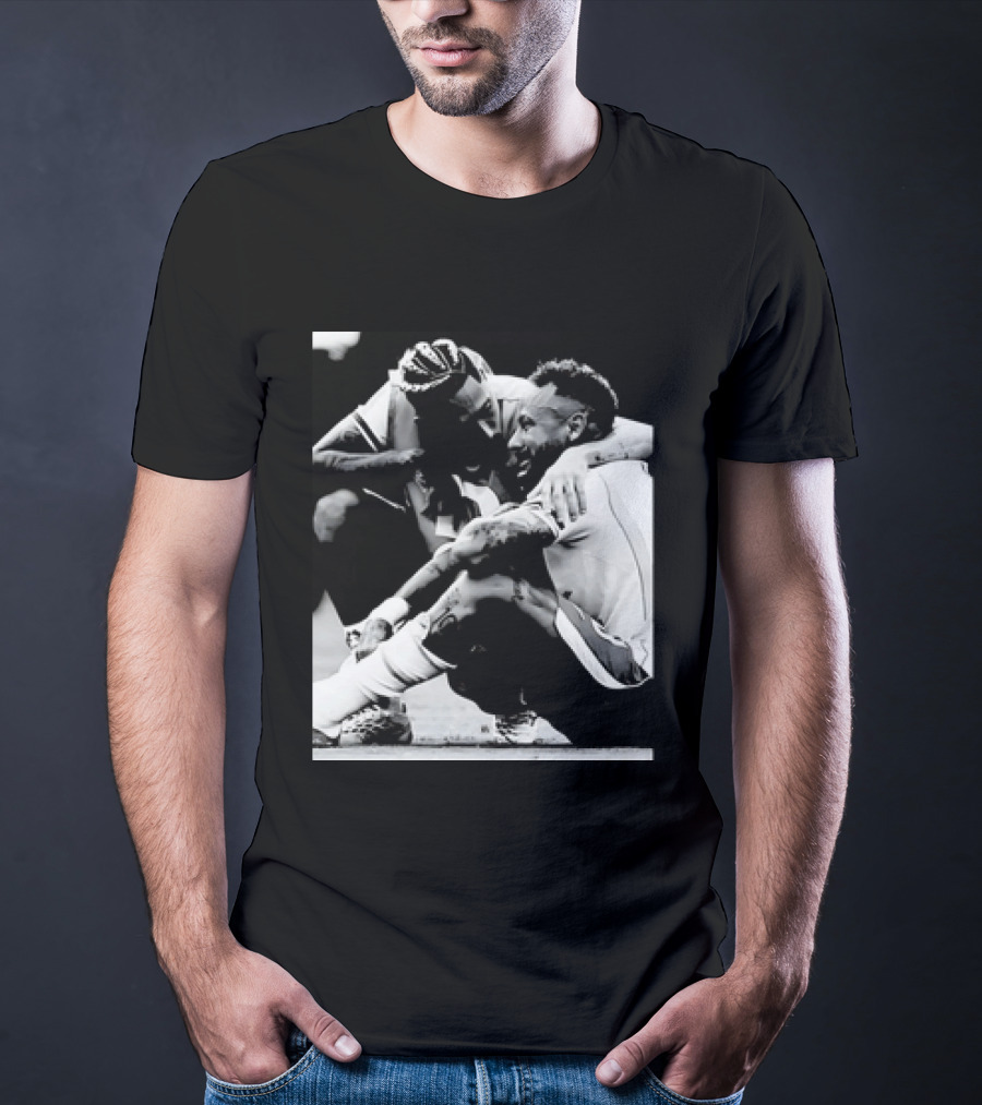 Neymar Jr And Raphinha Emotional Moment Brazil National Football Team T-Shirt