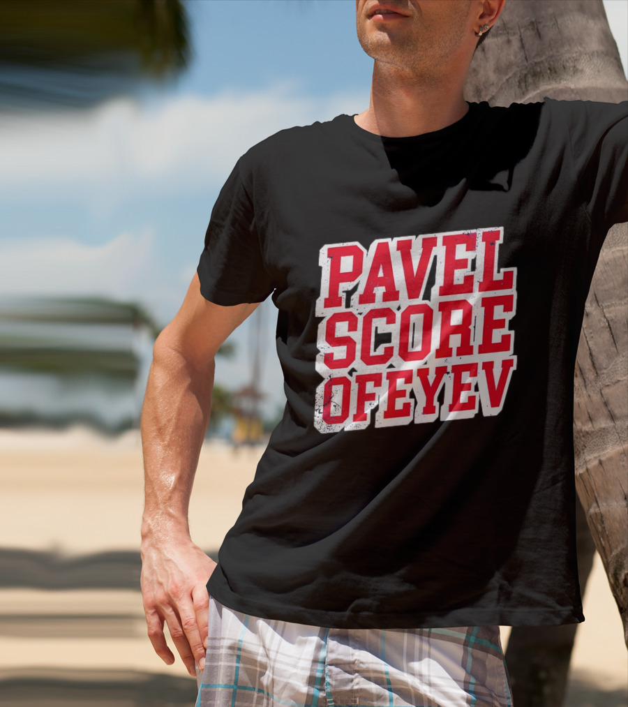 Pavel Dorofeyev Score Ofeyev New York Rangers NHL 2026 T-Shirt