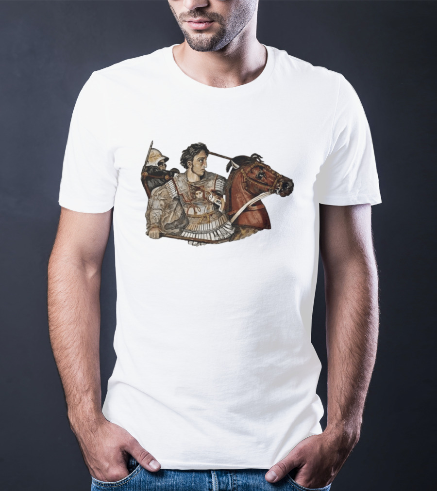 Alexander The Great Battle Of Issus Mosaic Iconic Historical Scene T-Shirt