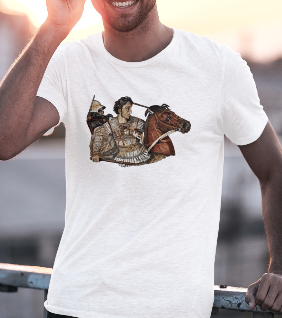 Alexander The Great Battle Of Issus Mosaic Iconic Historical Scene T-Shirt