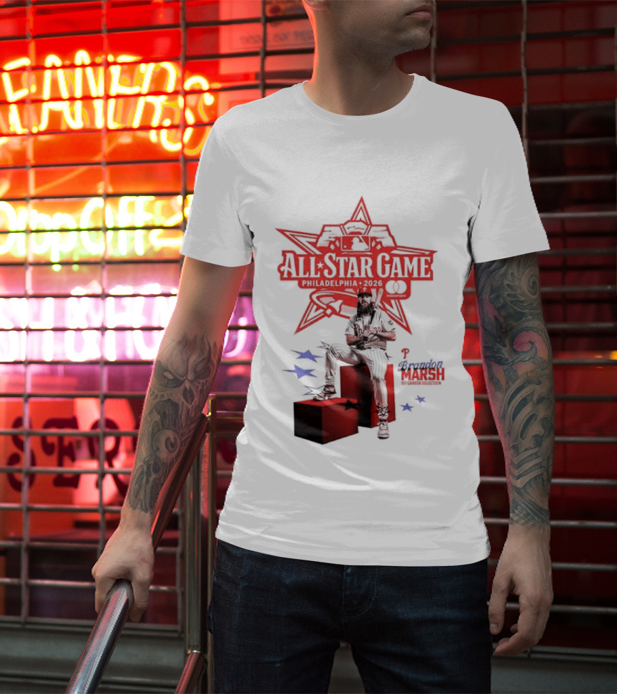 Brandon Marsh Philadelphia Phillies 2026 MLB All Star Game T-Shirt
