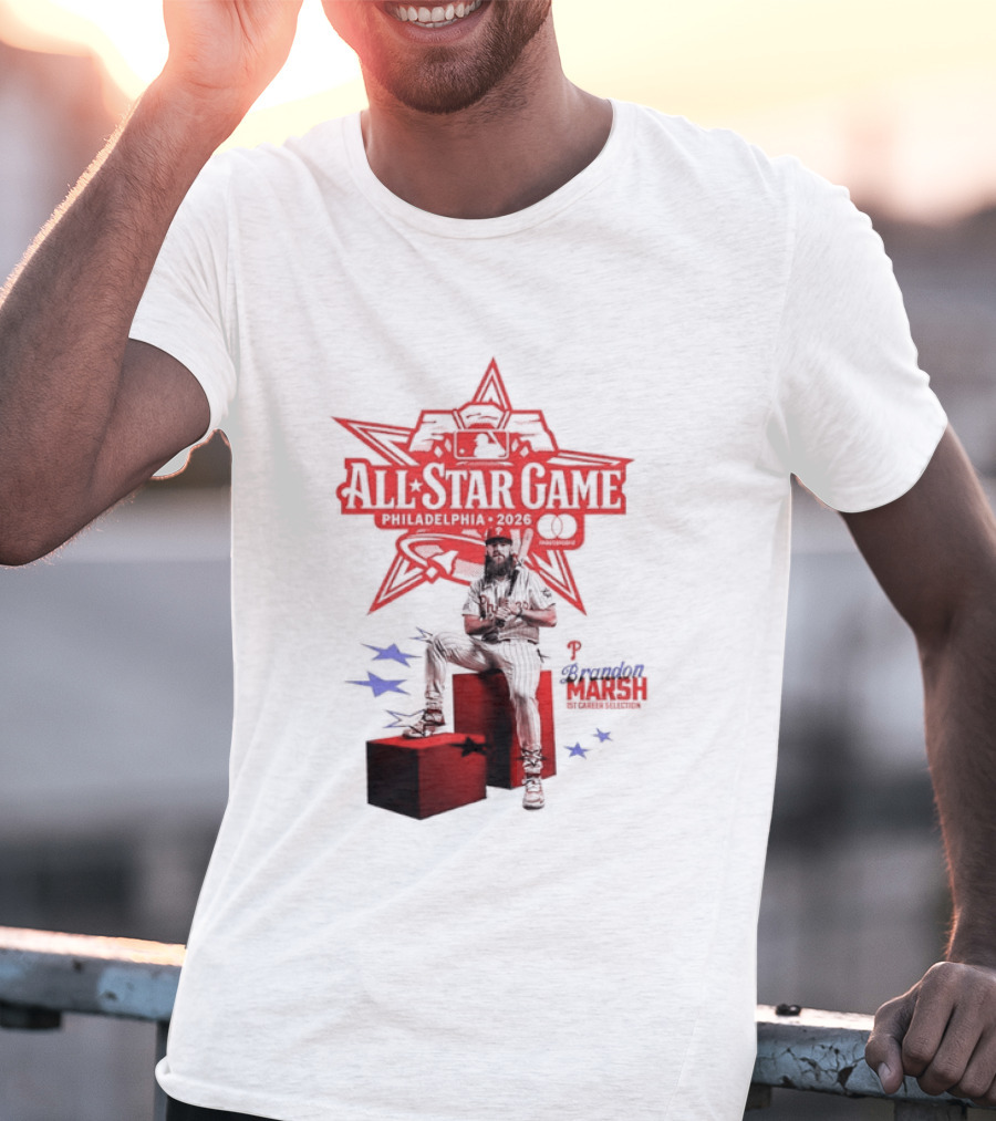 Brandon Marsh Philadelphia Phillies 2026 MLB All Star Game T-Shirt
