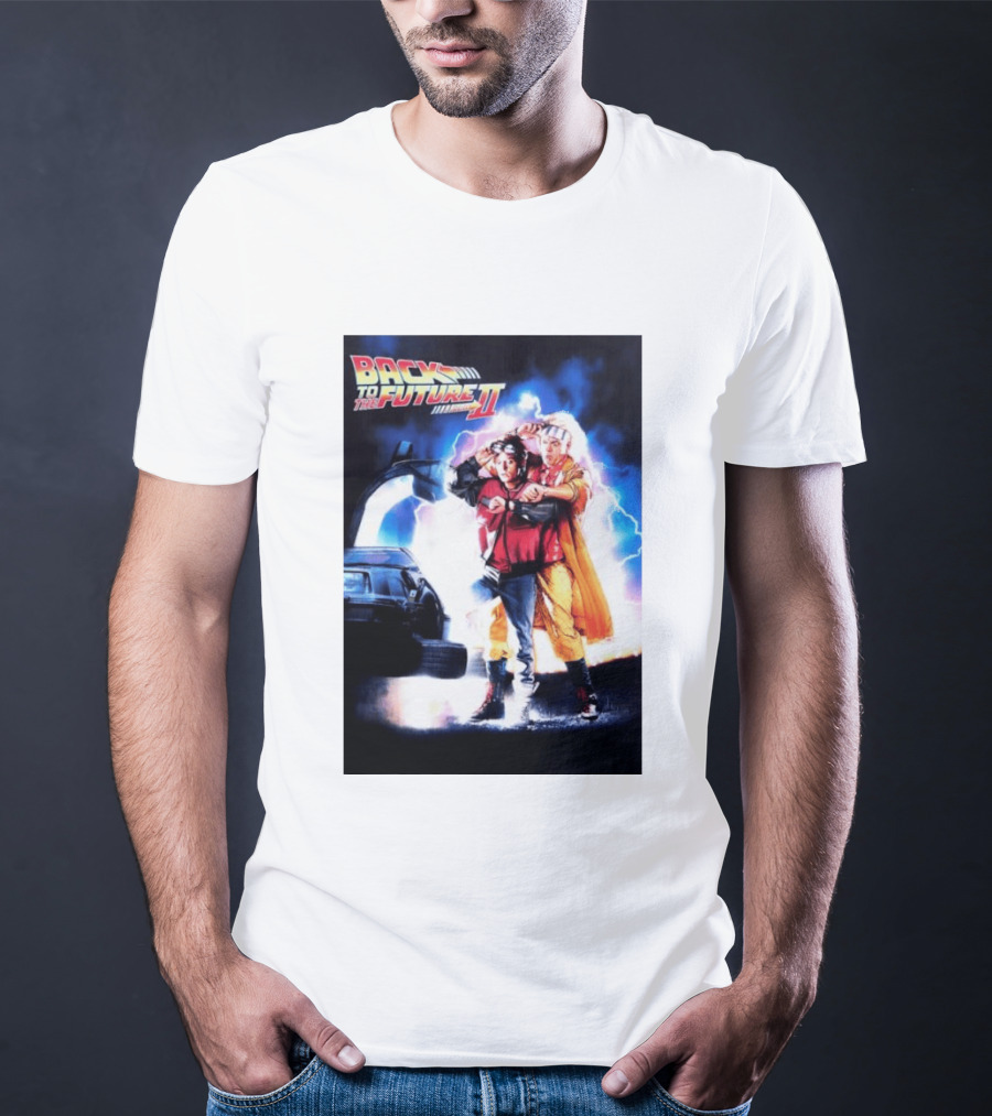 Back To The Future Part II Marty McFly Doc Brown Characters T-Shirt