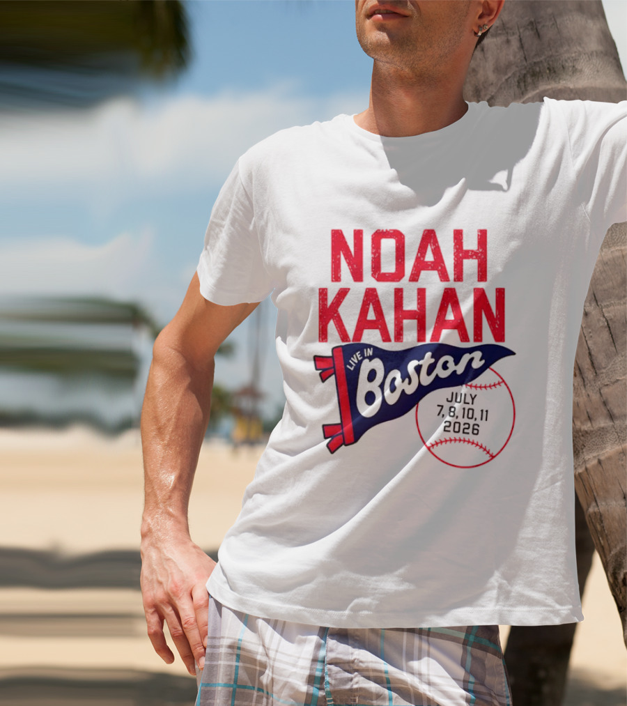 Noah Kahan Boston Concert July 7 8 10 11 2026 T-Shirt
