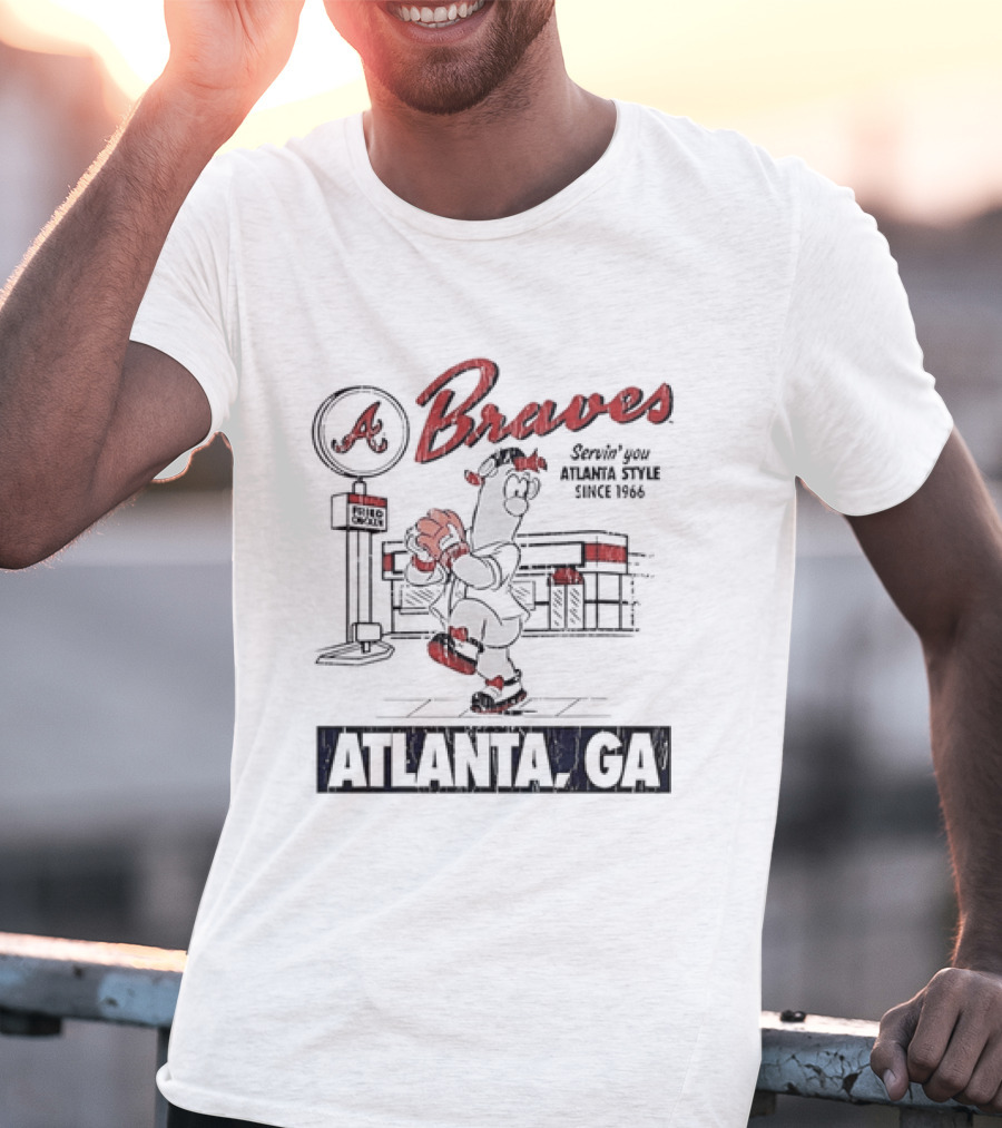 Braves Servin' You Atlanta Since 1966 Baseball Atlanta GA T-Shirt