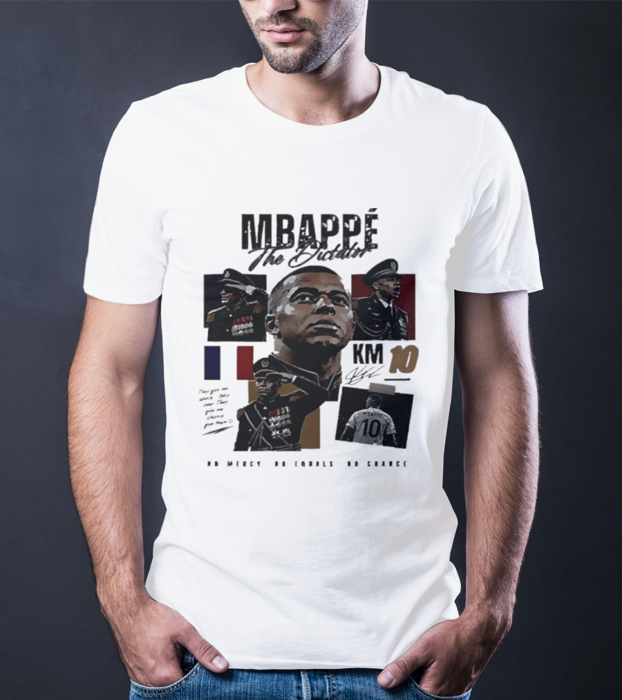 MBAPPÉ The Leader KM 10 No Mercy No Equals No Chance T-Shirt
