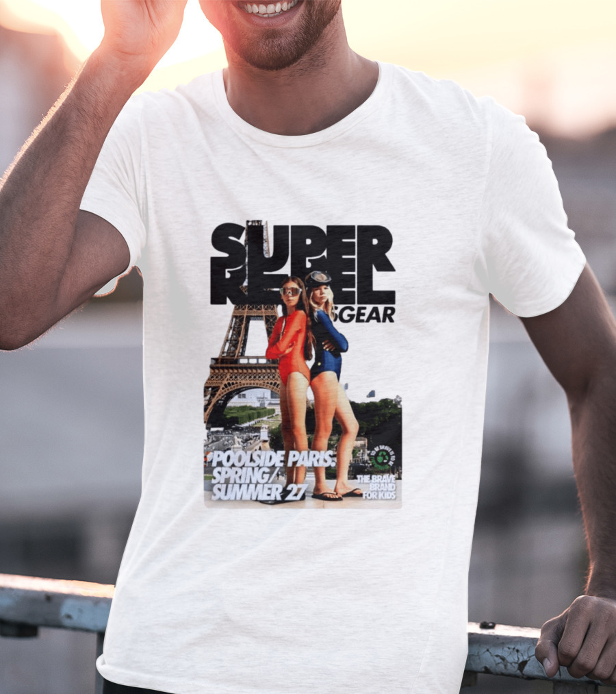 Super Rebel Gear Poolside Paris Spring Summer 27 The Brave Brand For Kids T-Shirt