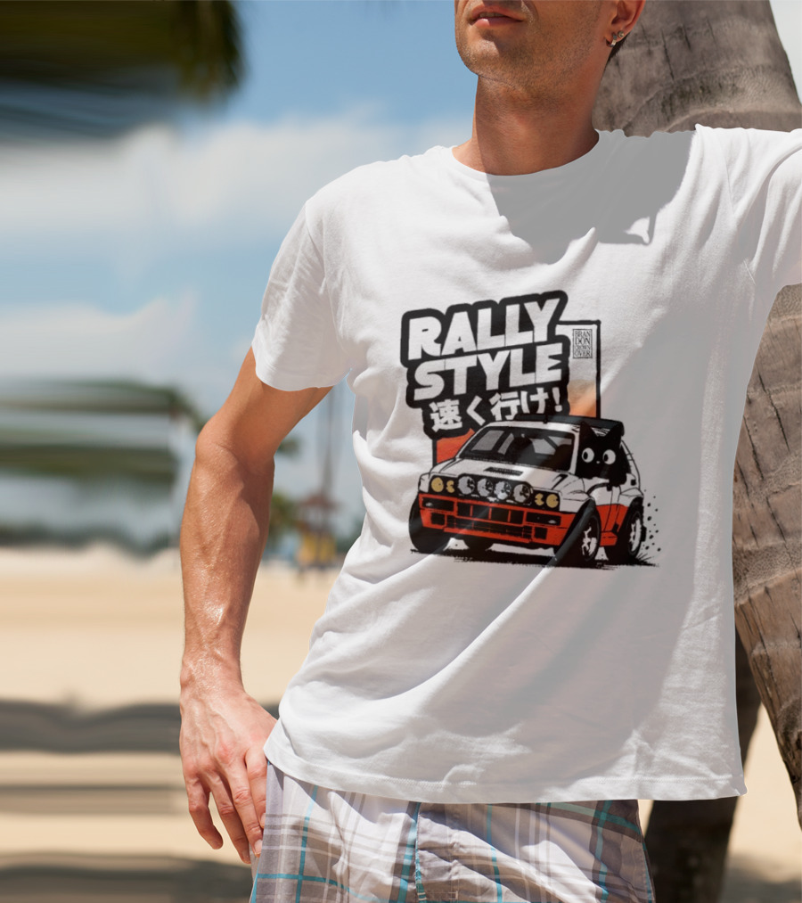 Rally Style Lancia Delta Integrale Hayashi Iku Speed T-Shirt