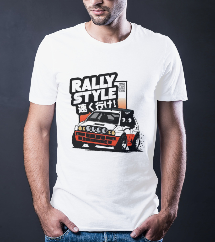 Rally Style Lancia Delta Integrale Hayashi Iku Speed T-Shirt