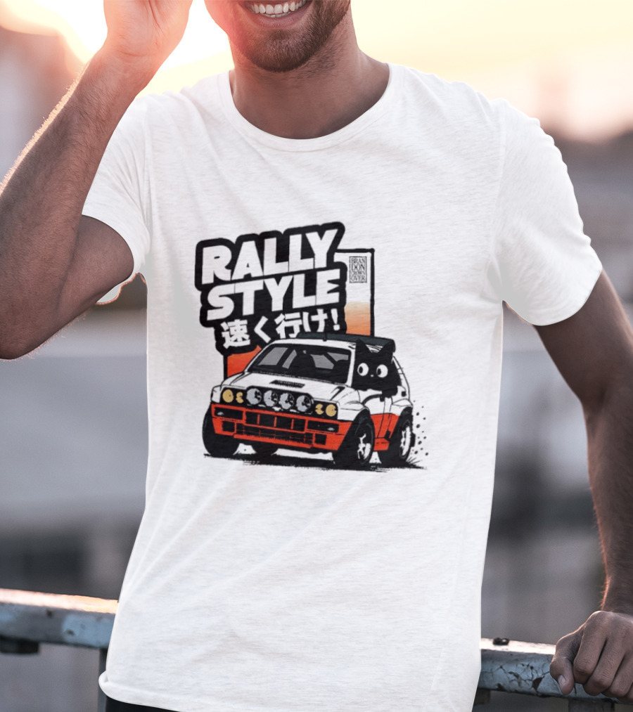 Rally Style Lancia Delta Integrale Hayashi Iku Speed T-Shirt