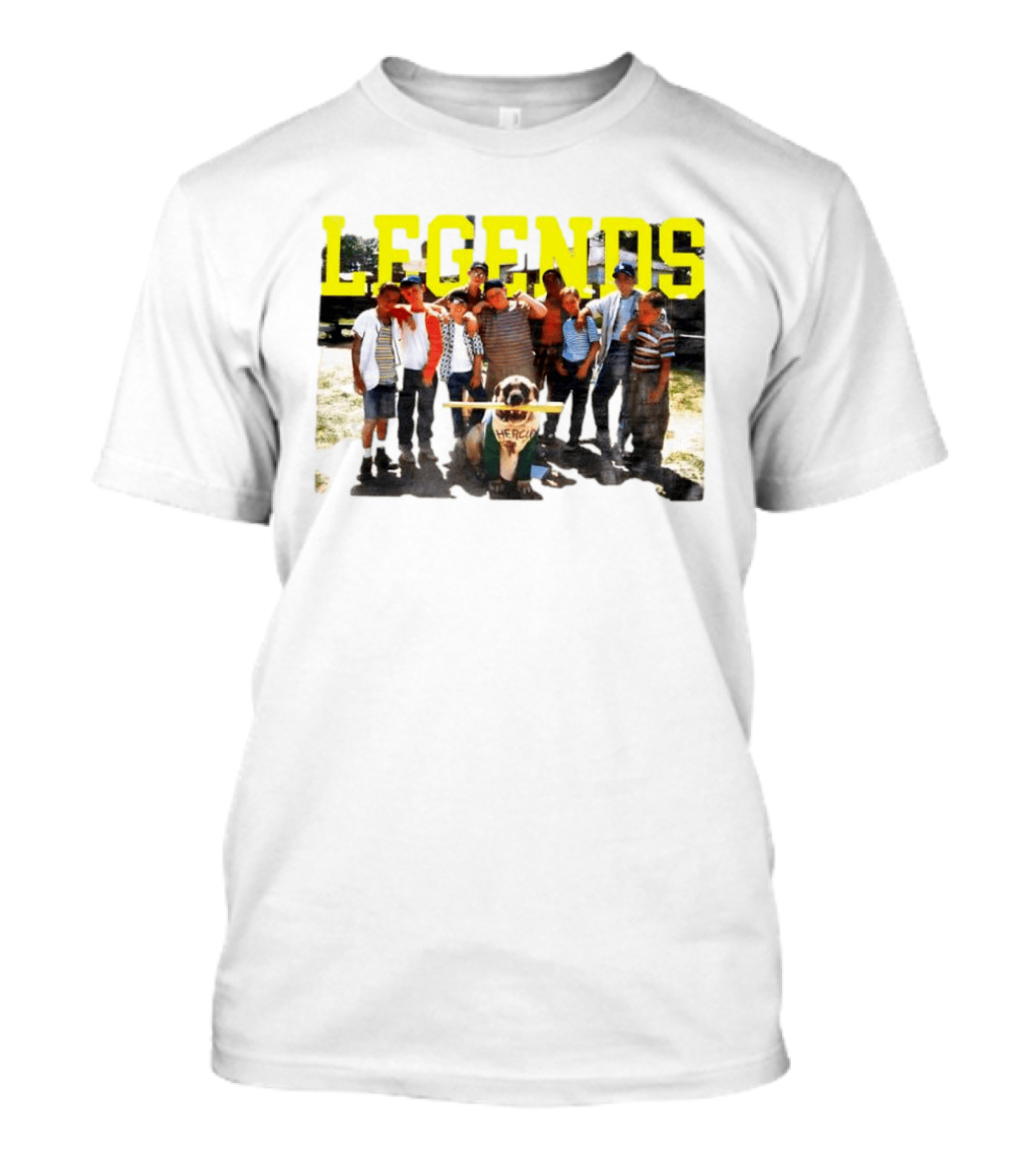 The Sandlot Legends With Hercules The Dog Movie Characters T-Shirt