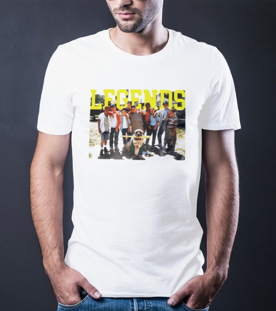 The Sandlot Legends With Hercules The Dog Movie Characters T-Shirt