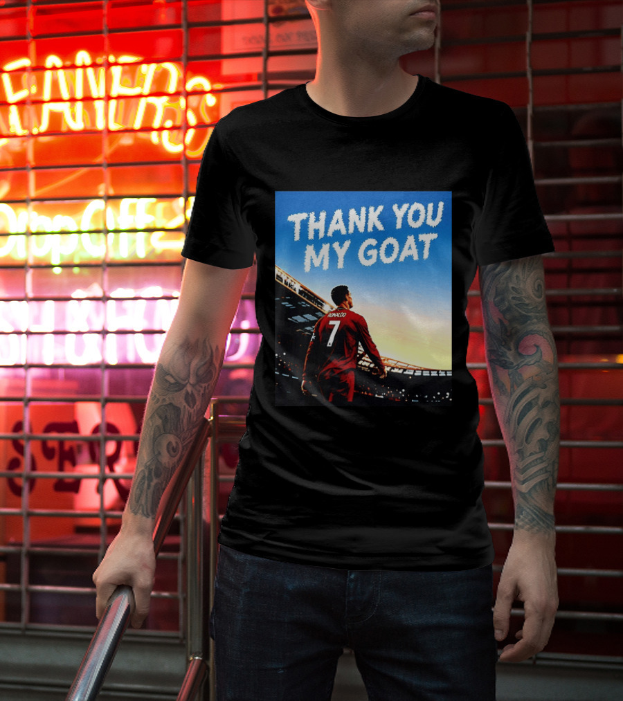 Thank You My Goat Cristiano Ronaldo 7 Portugal National Team T-Shirt