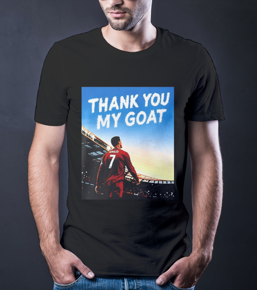 Thank You My Goat Cristiano Ronaldo 7 Portugal National Team T-Shirt