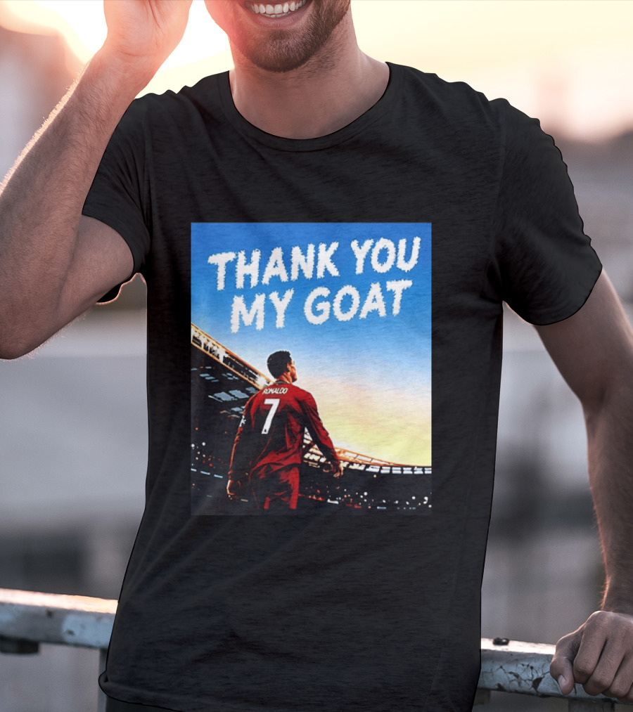 Thank You My Goat Cristiano Ronaldo 7 Portugal National Team T-Shirt
