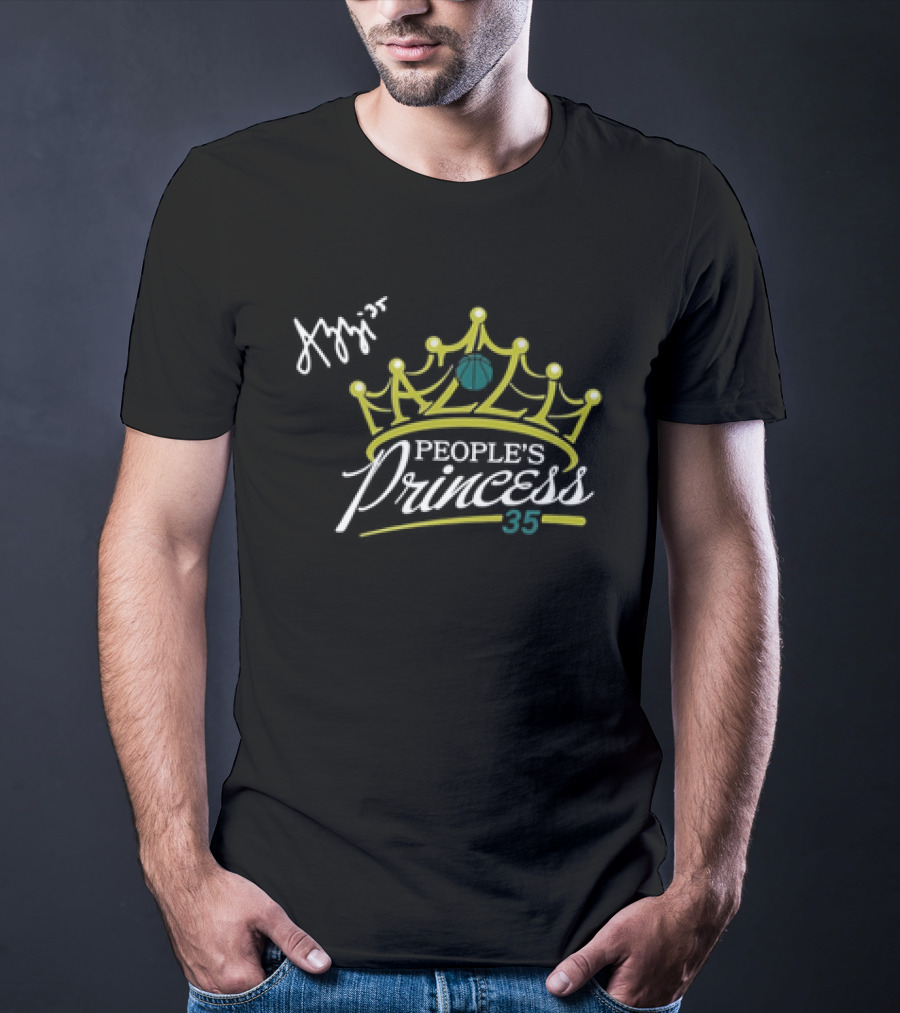 Dallas Wings Azzi Fudd People's Princess 35 Basketball T-Shirt