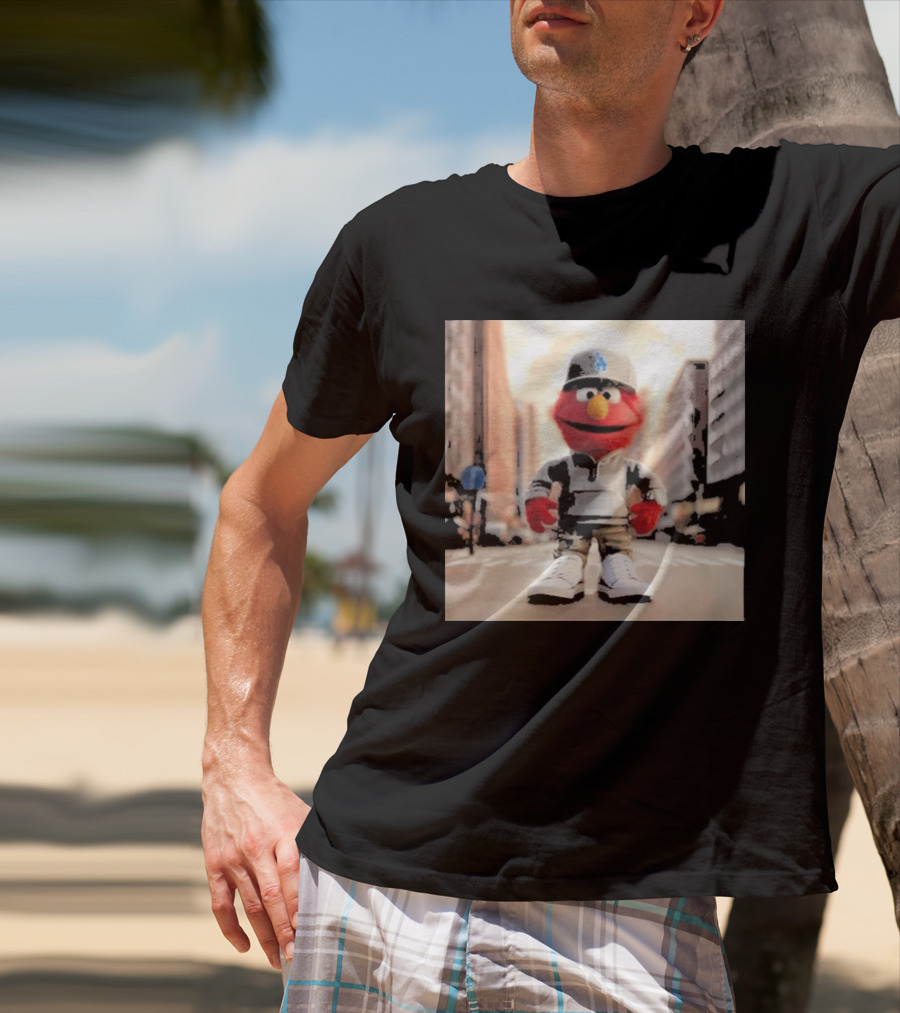 Sesame Street Elmo Streetwear New York Yankees T-Shirt