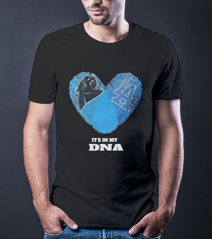 Los Angeles Dodgers Carolina Panthers It's In My DNA T-Shirt