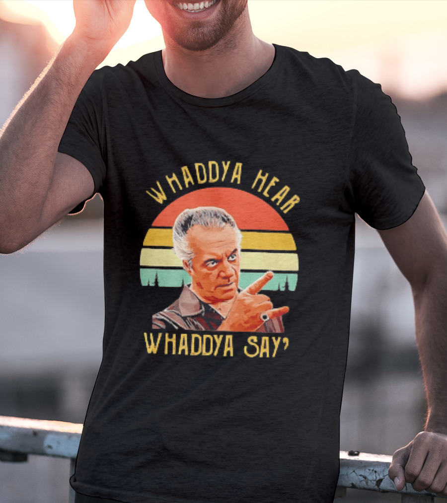 The Sopranos Paulie Walnuts Whaddya Hear Whaddya Say T-Shirt