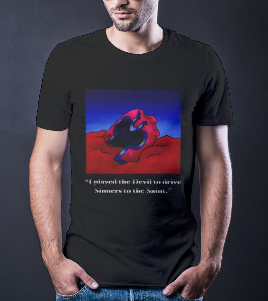 Magneto Helmet I Played The Devil To Drive Sinners To The Saint T-Shirt