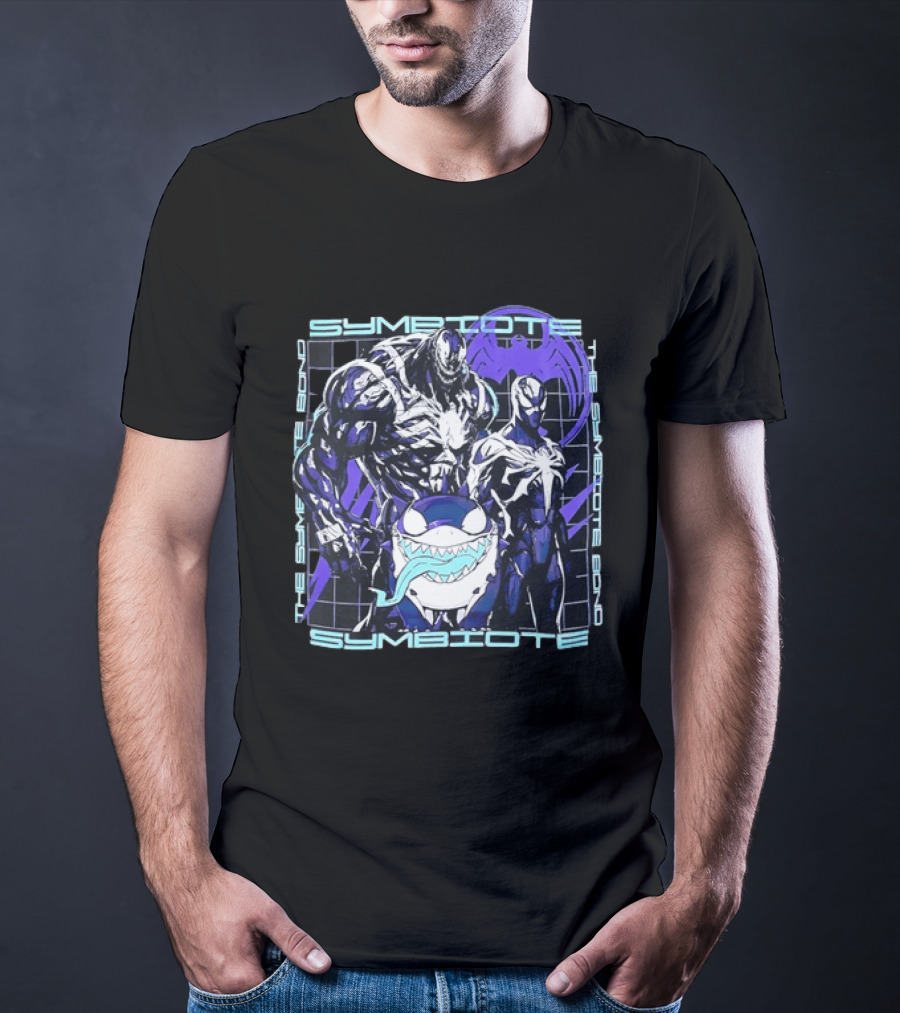 Symbiote Bond Venom Spider Man Villain Heroes Streetwear T-Shirt