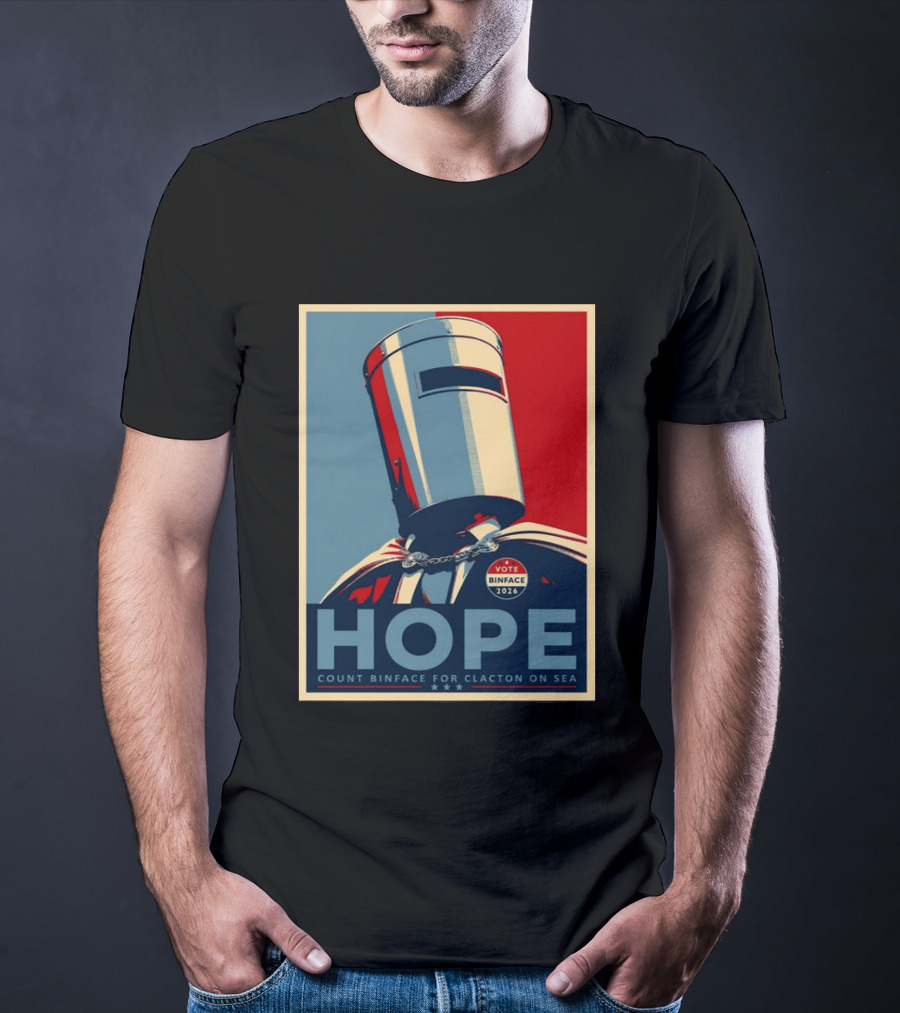 Hope Count Binface Vote Binface 2026 Clacton On Sea T-Shirt