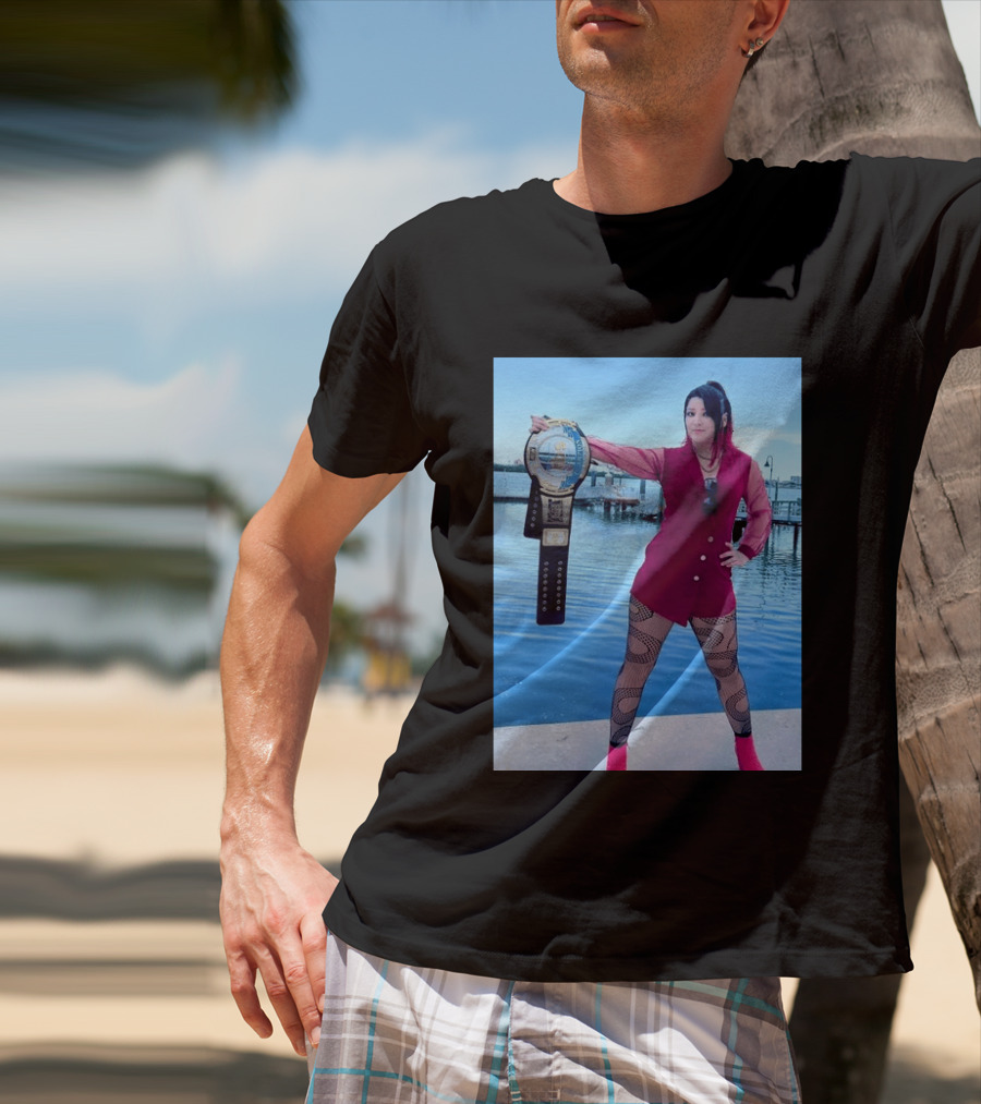 We Are At The Beach Hikaru Shida Wrestling Champion Dockside T-Shirt