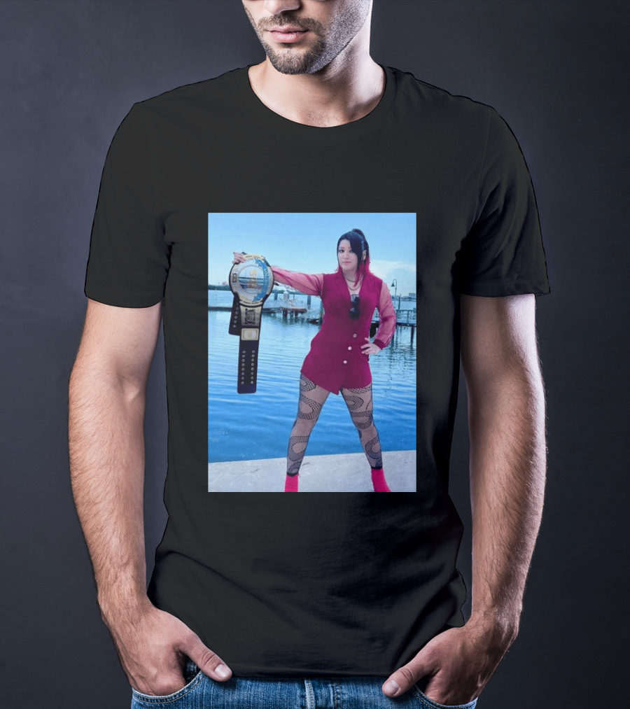 We Are At The Beach Hikaru Shida Wrestling Champion Dockside T-Shirt