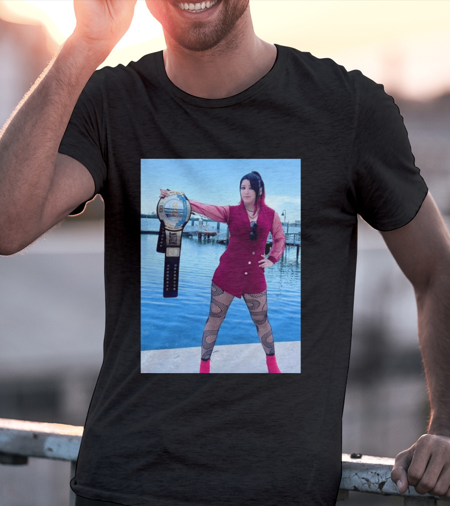 We Are At The Beach Hikaru Shida Wrestling Champion Dockside T-Shirt