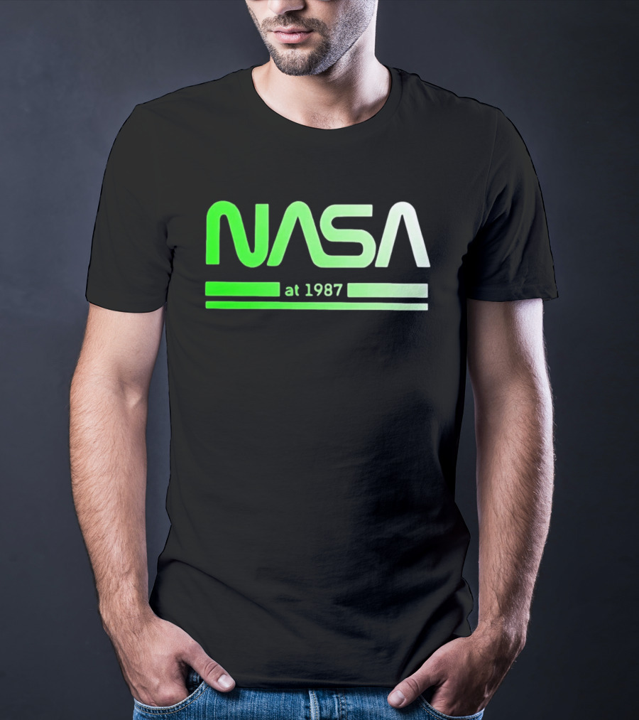 NASA Neon Green 1987 T-Shirt