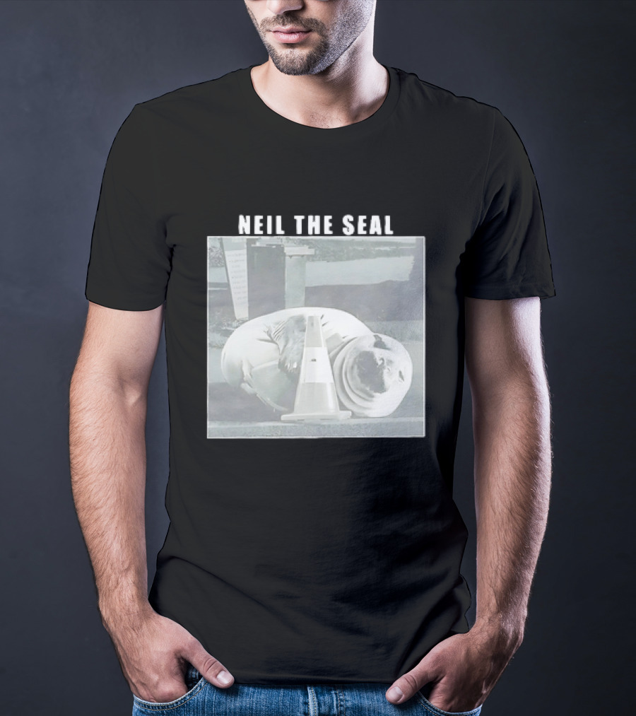 Neil The Seal With Traffic Cone Become Ungovernable T-Shirt