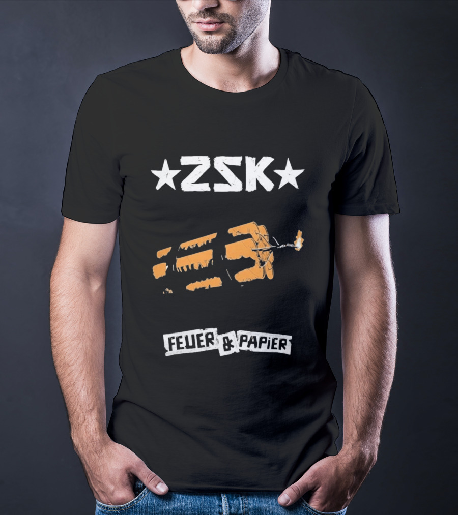 ZSK Feuer Und Papier Exploding Drumsticks T-Shirt