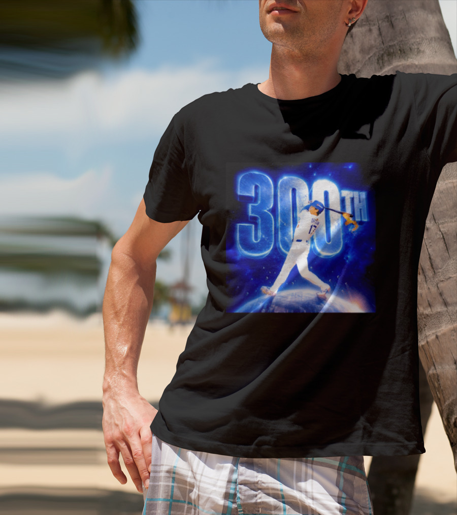 Shohei Ohtani 300th Home Run 17 Power Swing Los Angeles Dodgers T-Shirt