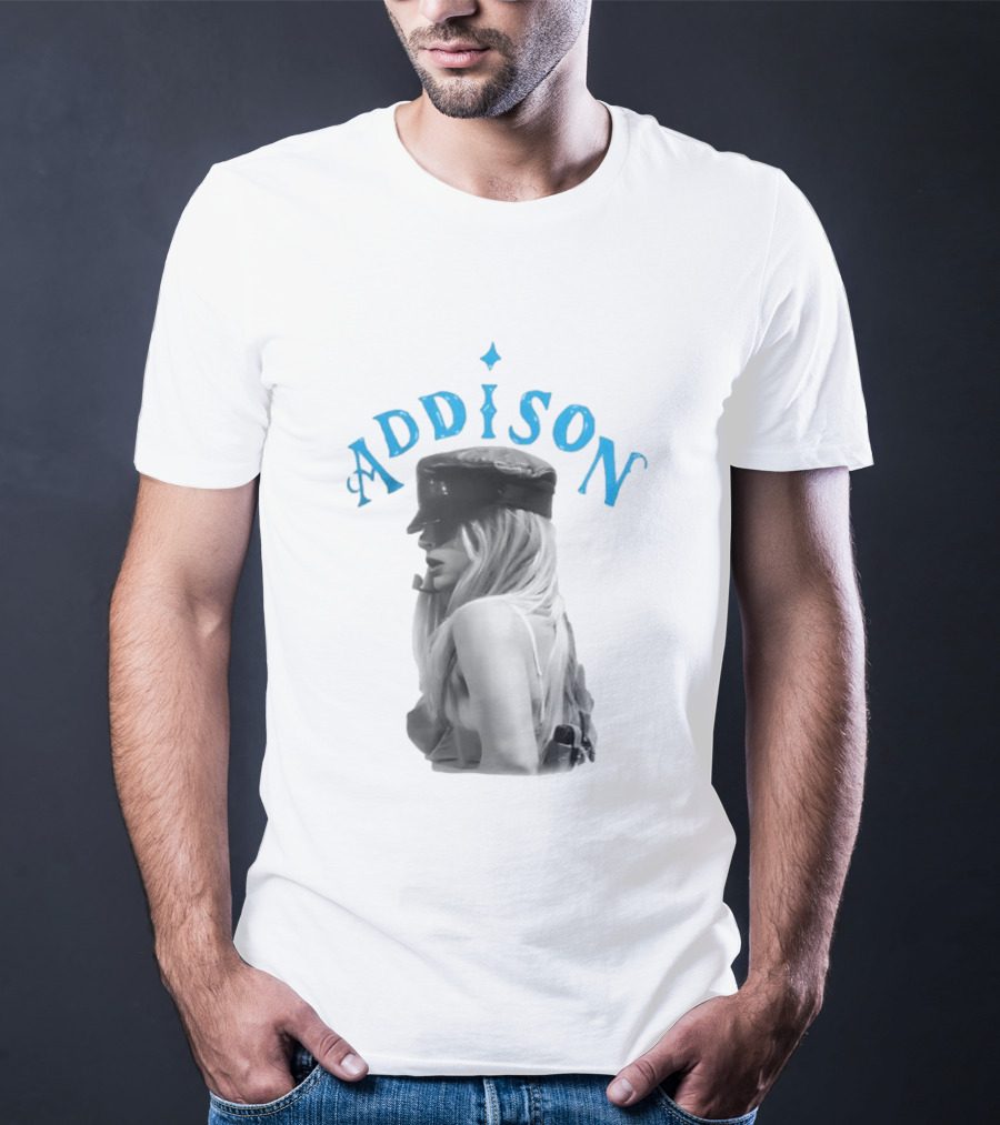 Addison Rae I Got It Bad Black Hat Blue T-Shirt