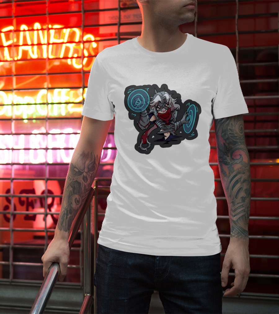 Chibi Warrior Anime Magic Casting Enchanted Spells Gaming Adventure T-Shirt