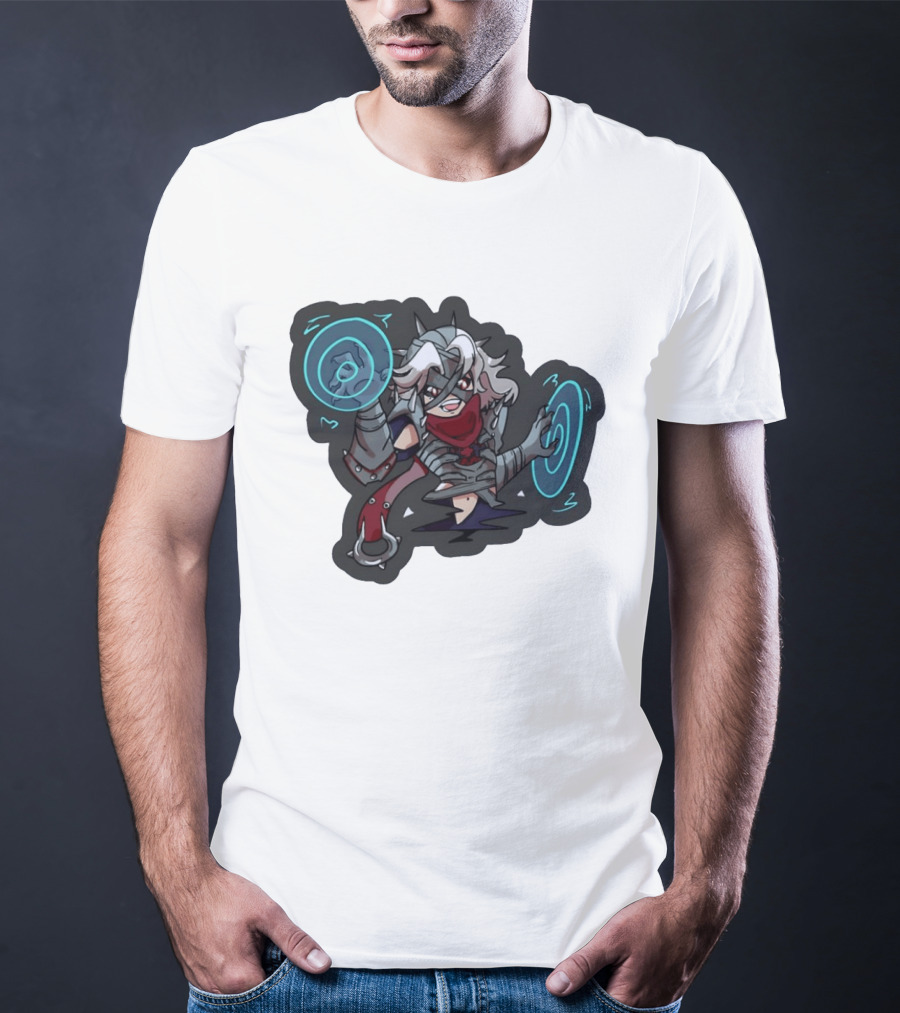 Chibi Warrior Anime Magic Casting Enchanted Spells Gaming Adventure T-Shirt