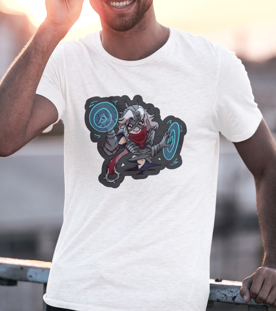 Chibi Warrior Anime Magic Casting Enchanted Spells Gaming Adventure T-Shirt